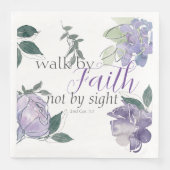 聖書の聖句は見ることではなく信仰によって歩む (正面)