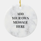 聖書の聖句は、あなたがコリント人を一つ行うことを全て許しなさい セラミックオーナメント (裏面)