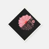 聖書の聖句は、あなたの主を強く勇敢にする スタンダードカクテルナプキン (角)