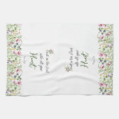 聖書の聖句は、植物学を持つ主への信頼 キッチンタオル (横)