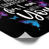 聖書の聖句は、私が一緒にいるために強く勇敢である ポスター (角)