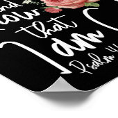 聖書の聖句は、私が詩篇の神であることを知っている ポスター (角)