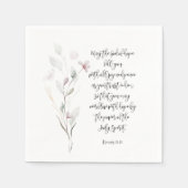 聖書の聖句へブル広場 スタンダードカクテルナプキン (正面)