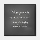 聖書の聖句または引用文で自分の磁石を作る マグネット (正面)