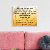 聖書の聖句を使って自分なりの賛美歌を歌う キャンバスプリント (インサイチュ (リビング))