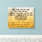 聖書の聖句を使って自分なりの賛美歌を歌う キャンバスプリント (インサイチュ (ウッドフロア))