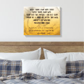 聖書の聖句を使って自分なりの賛美歌を歌う キャンバスプリント (インサイチュ (寝室))