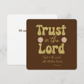 聖書の聖句を信じなさい (正面/裏面)