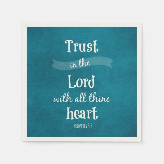 聖書の聖句を信じなさい スタンダードカクテルナプキン (正面)