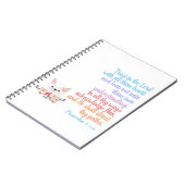 聖書の聖句を信じなさい ノートブック (左側)