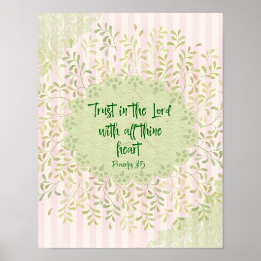 聖書の聖句を信じなさい ポスター (正面)