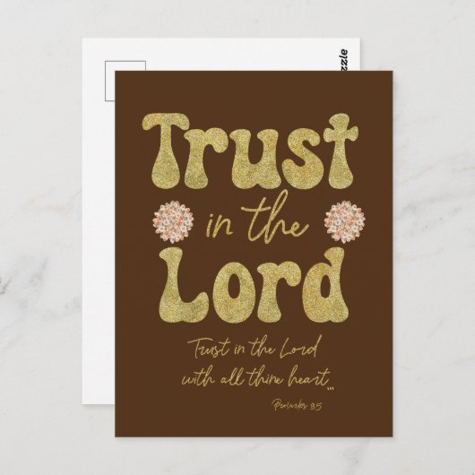 聖書の聖句を信じなさい ポストカード (正面/裏面)
