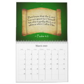 聖書の聖句を励ます – 中暦 カレンダー (3月 2026)