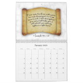 聖書の聖句を励ます – 中暦 カレンダー (1月 2026)