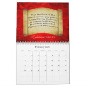 聖書の聖句を励ます – 中暦 カレンダー (2月 2026)