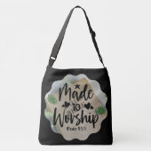 聖書の聖句を崇拝するために作られた クロスボディバッグ (裏面)