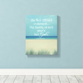 聖書の聖句を恐れない キャンバスプリント (インサイチュ (ウッドフロア))