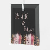 聖書の聖句を知っている ガラスオーナメント (正面左)