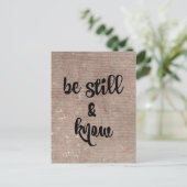 聖書の聖句を知っている ポストカード (スタンド正面)