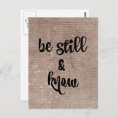 聖書の聖句を知っている ポストカード (正面/裏面)