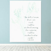 聖書の聖句を知り続ける キャンバスプリント (インサイチュ (ウッドフロア))