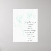 聖書の聖句を知り続ける キャンバスプリント (正面)