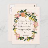 聖書の聖句アート – Psalm 103:12 ポストカード (正面/裏面)