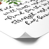 聖書の聖句イザヤ・クリスマス・ポスター ポスター (角)