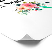 聖書の聖句ウォールアートイザヤ書46:4、わたしはあなたを作った ポスター (角)