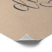 聖書の聖句ウォールアート箴言31:25書道v4 ポスター (角)