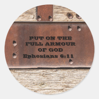 聖書の聖句エペソ人の完全な鎧 ラウンドシール