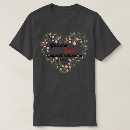 聖書の聖句エペソ Tシャツ (デザイン正面)