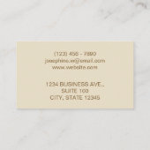 聖書の聖句エレミヤ29:11クリスチャン 名刺 (裏面)