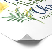 聖書の聖句キリストを通して全てのことを行うことができる ポスター (角)