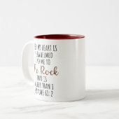 聖書の聖句キリスト教の復活 ツートーンマグカップ (正面左)