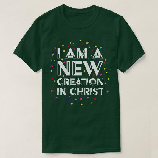 聖書の聖句キリスト・イエス神の賜物 Tシャツ (デザイン正面)