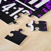 聖書の聖句クリスチャンなら何でもできる ジグソーパズル (側面)