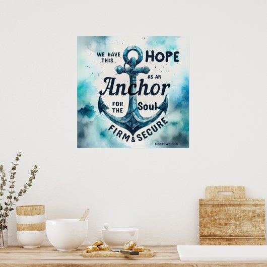 聖書の聖句クリスチャンのポスター ポスター (キッチン)