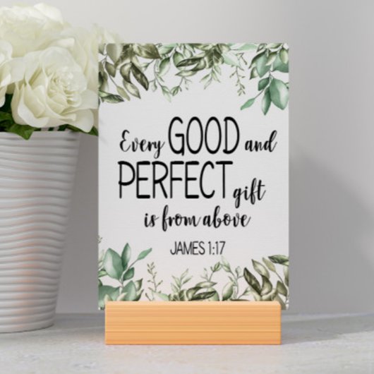 聖書の聖句ジェームズカード テーブルナンバー