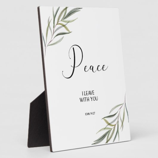 聖書の聖句ピースジョン離れ聖なる書物、 経典 フォトプラーク (側面)