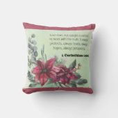 聖書の聖句フローラ クッション (正面)