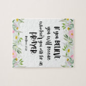 聖書の聖句フローラ ジグソーパズル (横)