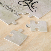 聖書の聖句フローラ ジグソーパズル (側面)