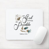 聖書の聖句フローラ マウスパッド (マウス)