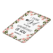 聖書の聖句フローラ マグネット (左側)