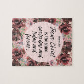 聖書の聖句ヘブルフローラジグソーパズル ジグソーパズル (横)