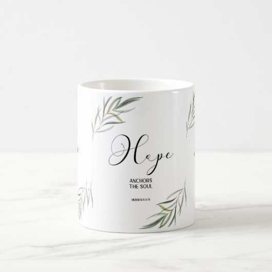 聖書の聖句ヘブル離れス聖なる書物、 経典 コーヒーマグカップ (中央)