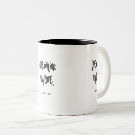 聖書の聖句マグクリスチャンのマグイエスモン ツートーンマグカップ (正面右)