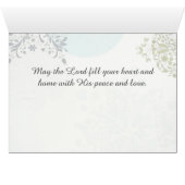 聖書の聖句マタイ11:28美しいヴィンテージカード (内部横(下))