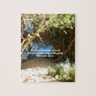 聖書の聖句ラブ引用文ことわざローマ人12:21 ジグソーパズル